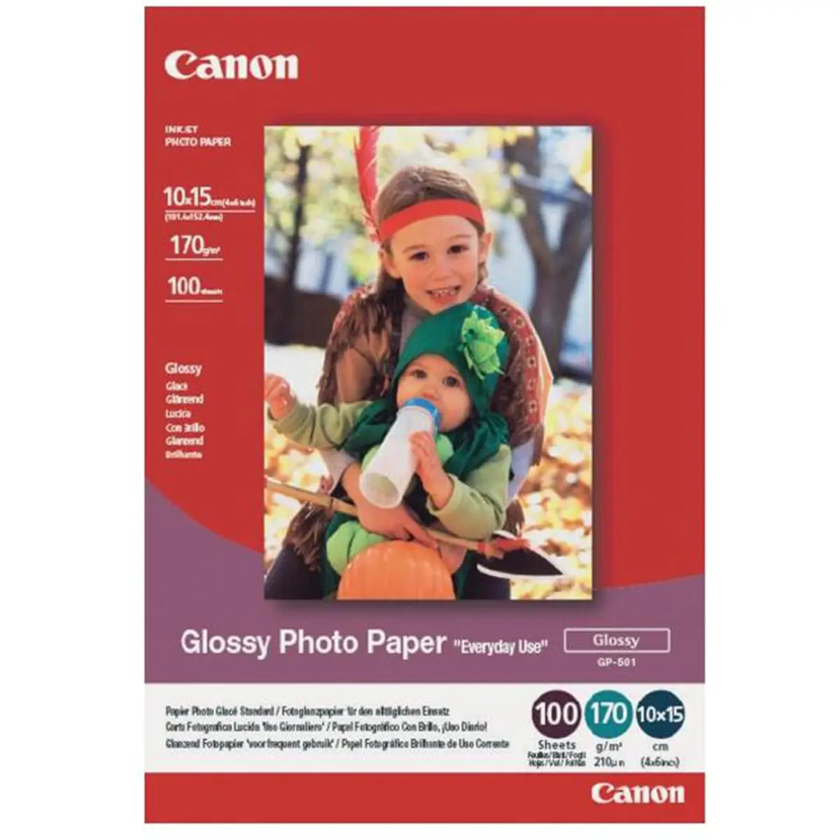 Fotopapier GP-501 Glossy 190g/qm 10x15cm 100 Blatt