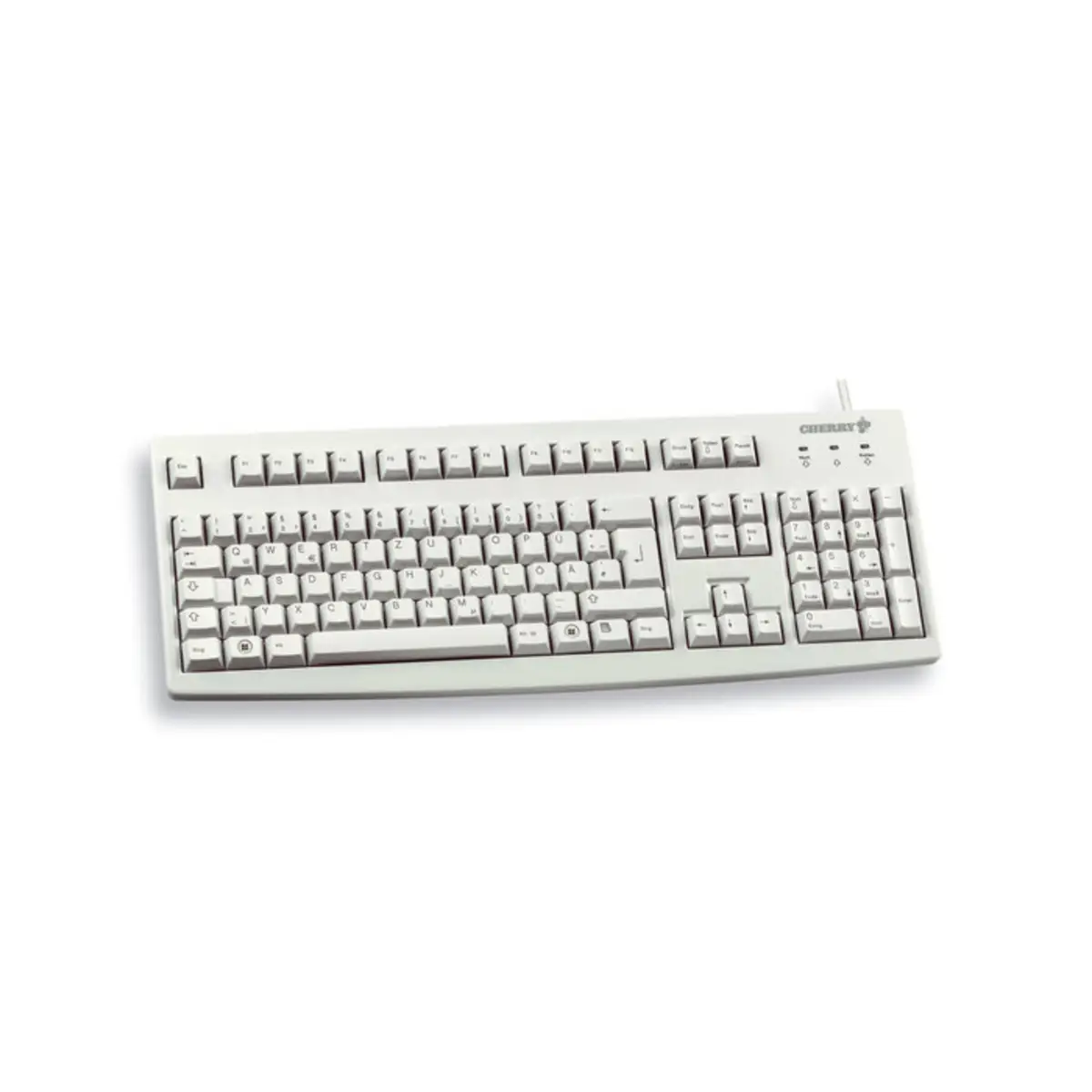 Tastatur G83-6105 USB grau Tastatur-Layout UK Englisch