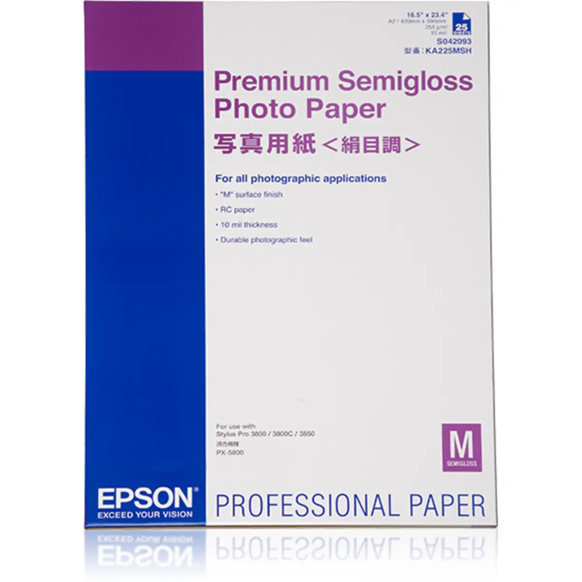 PhotoPaper Premium Semigloss A2 251g/qm 25 Sheet for Inkjet