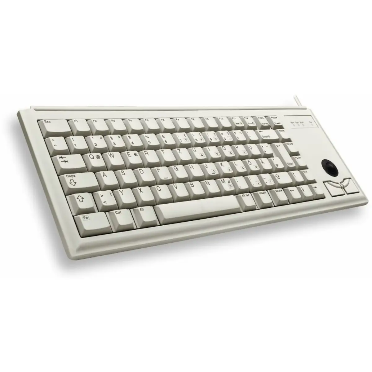 keyboard G84-4400 USB grey keyboard-Layout US-english integr. Trackball