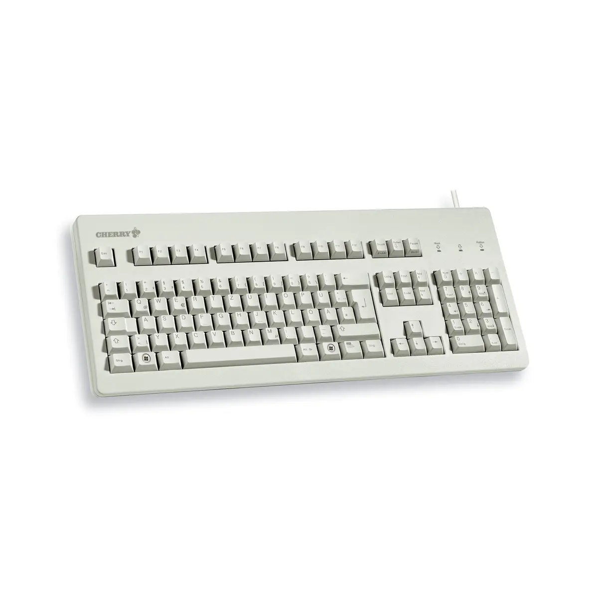 keyboard G80-3000 PS/2/USB grey keyboard-Layout german