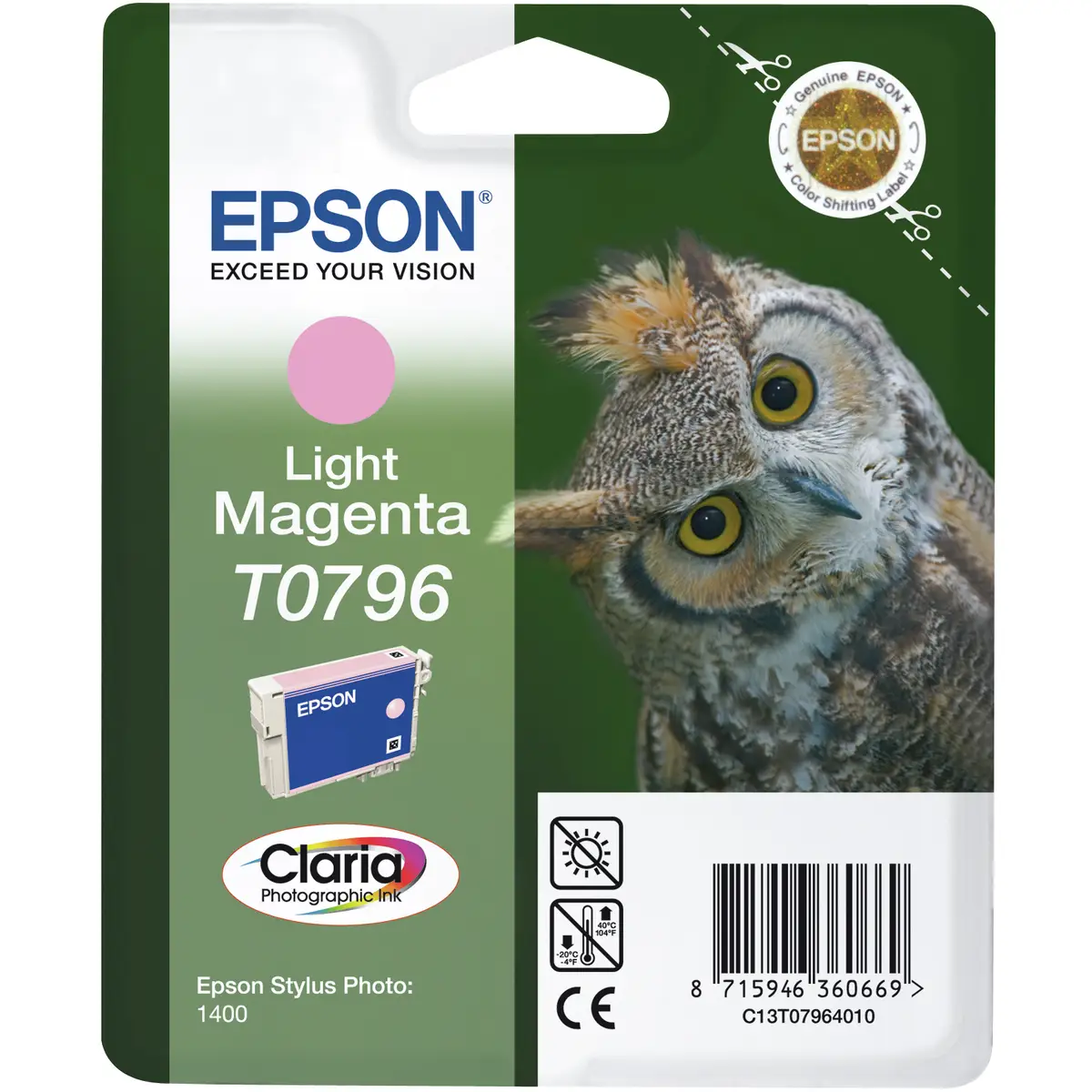 Ink Cartridge C13T07964010 bright magenta