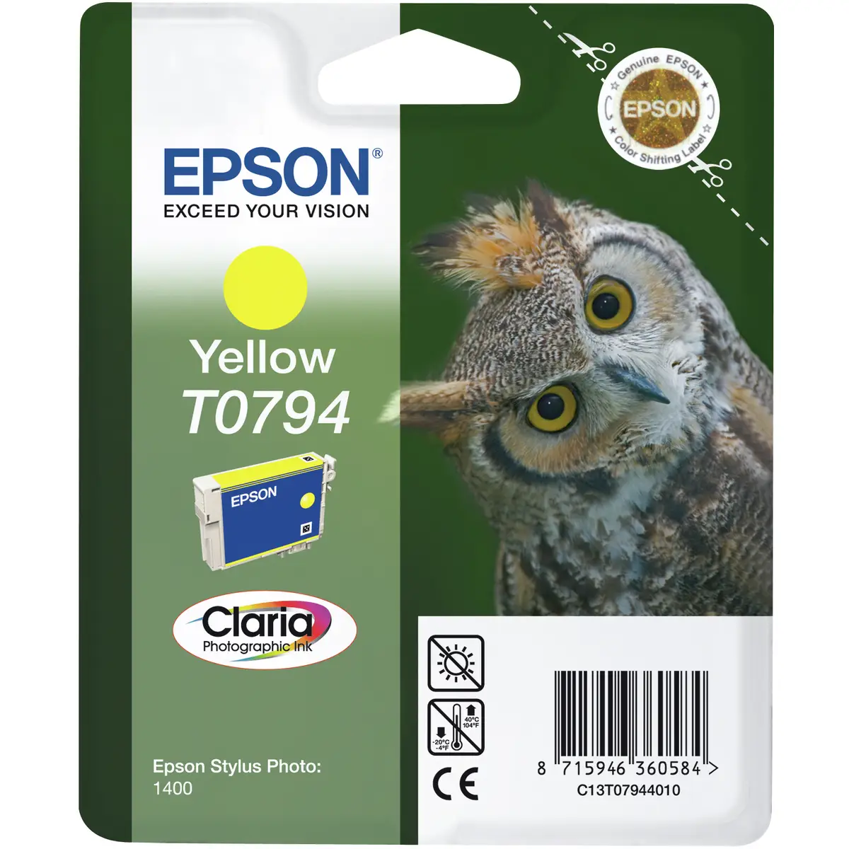 Ink Cartridge C13T07944010 yellow
