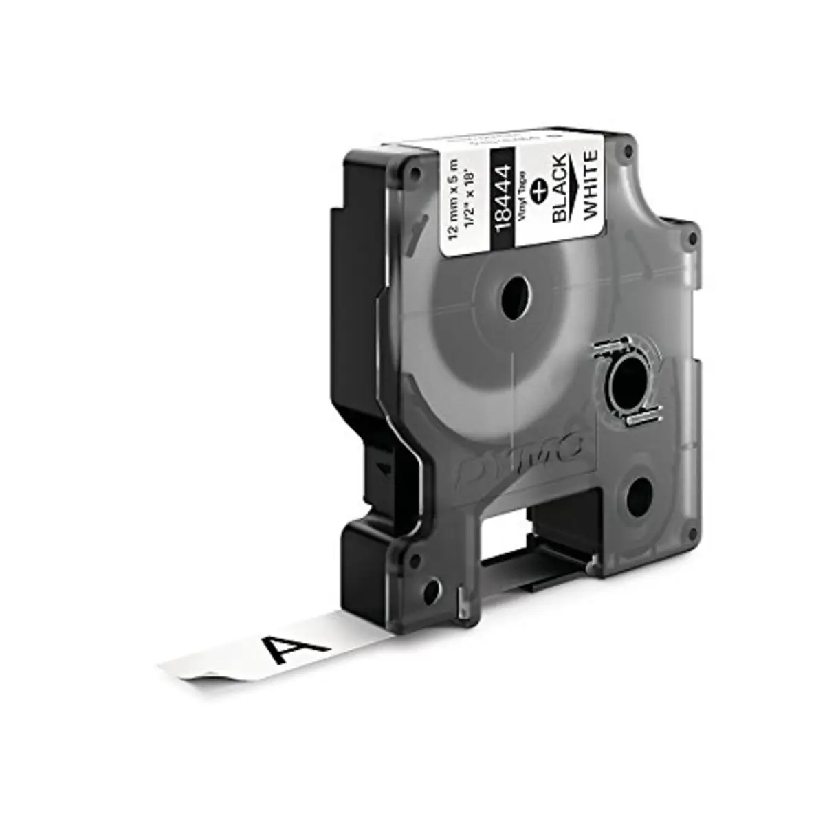 RhinoPro Vinylbänder schwarz auf weiß 12mmx5,5m