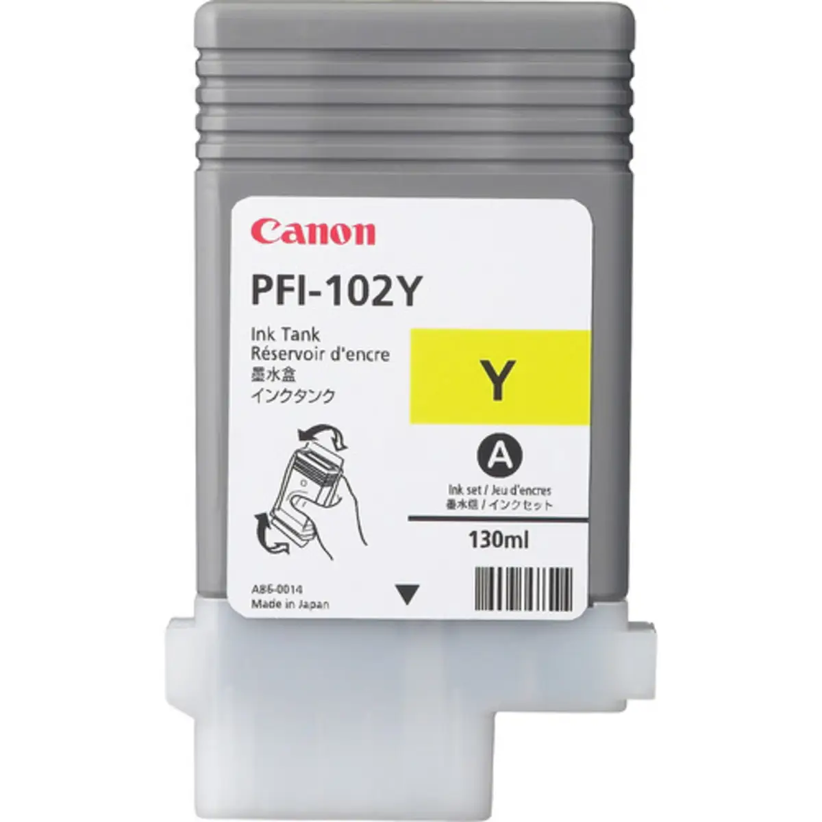 Tintenpatrone PFI-102 gelb