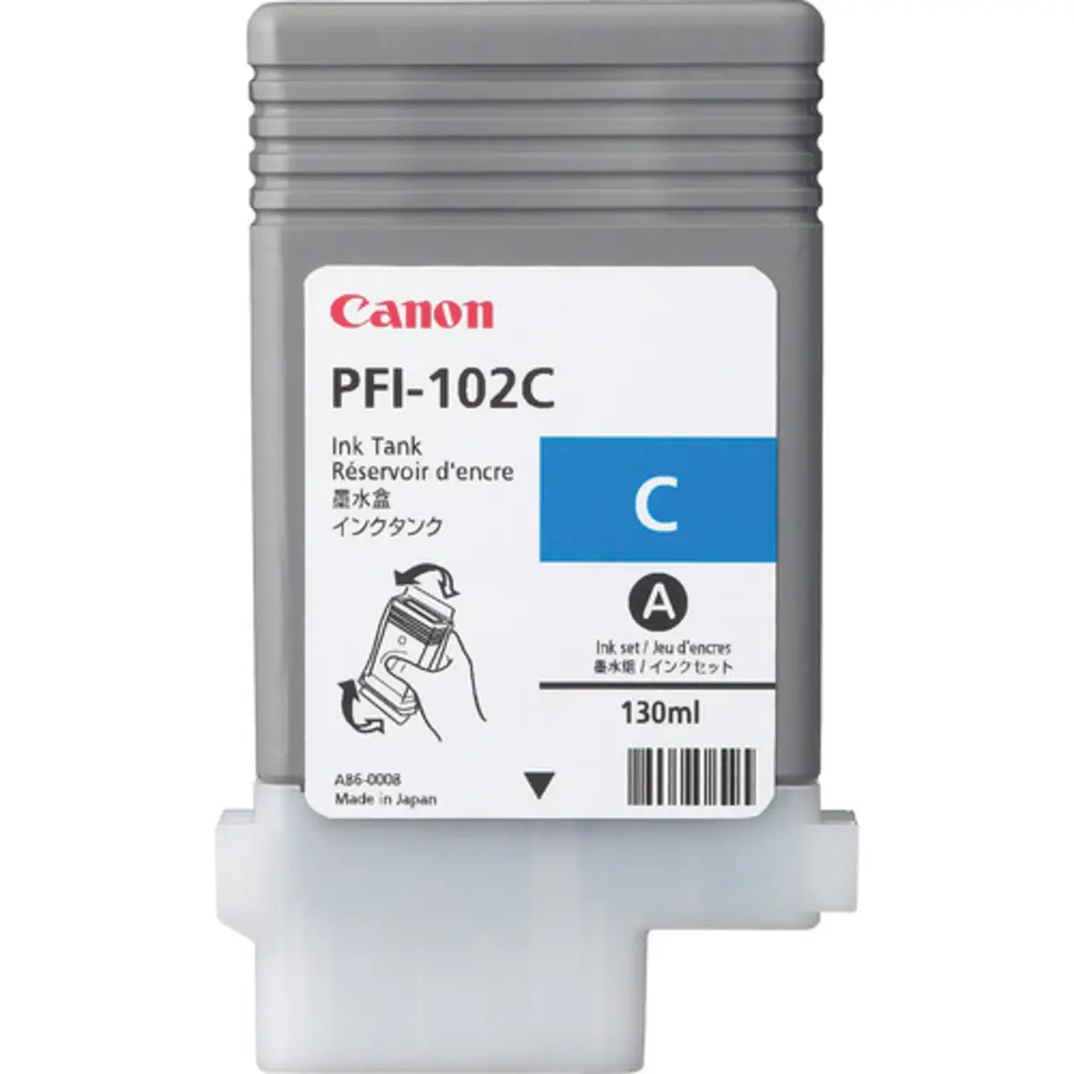 Tintenpatrone PFI-102 cyan