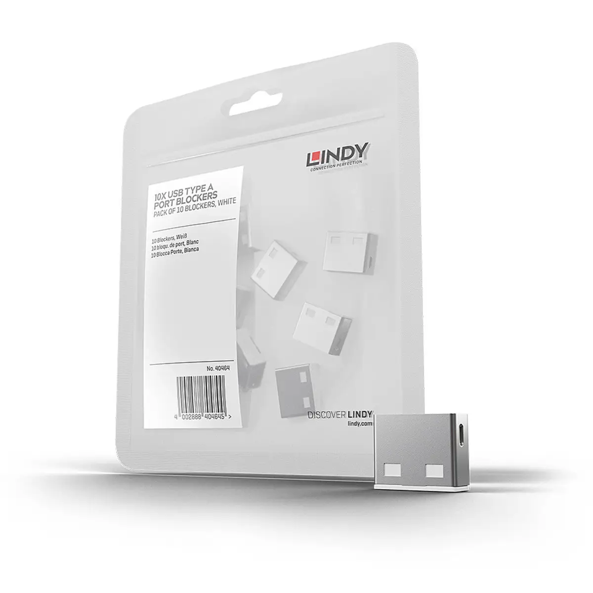 USB Ports Schloss ohne Schlüssel weiß 10er Pack