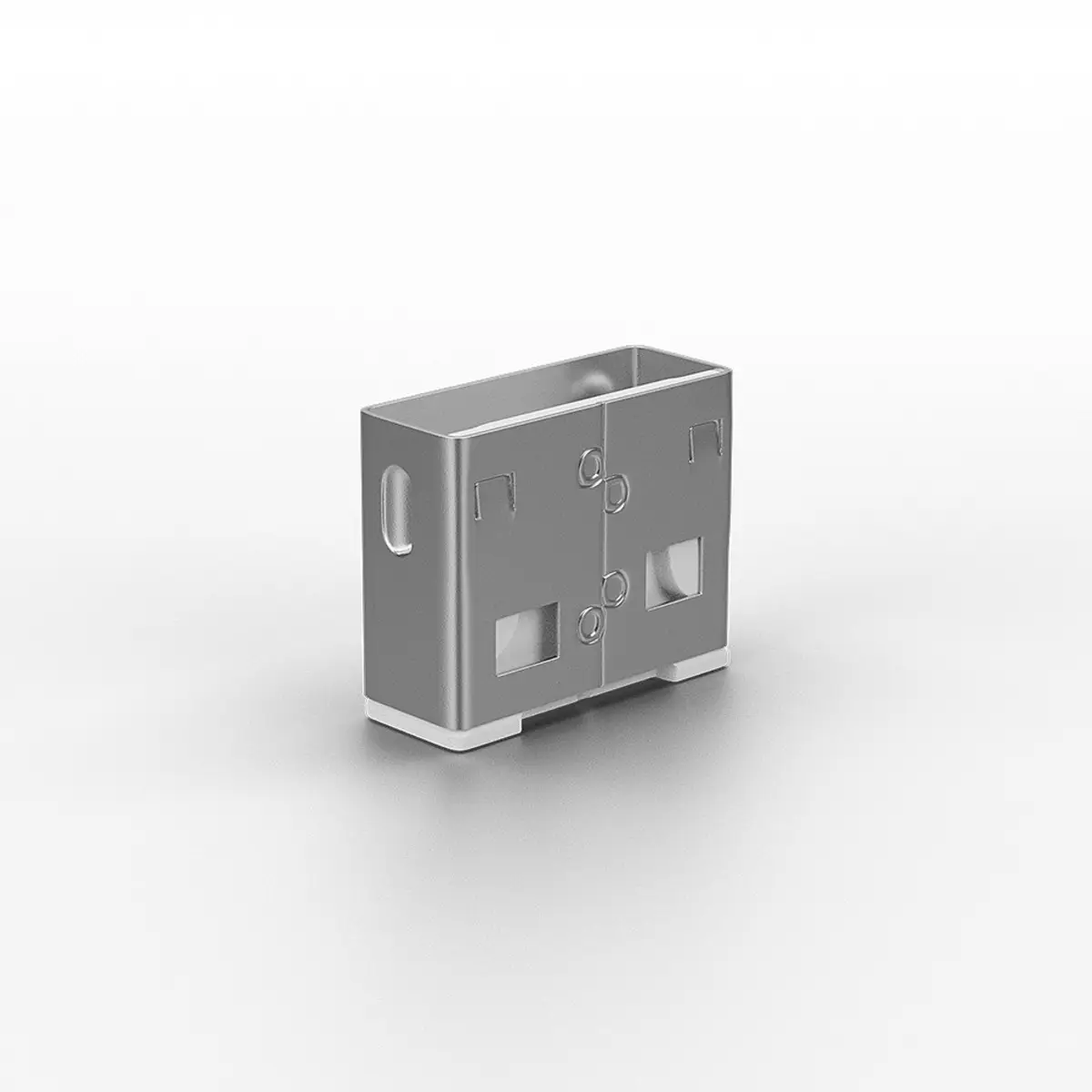 USB Ports Schloss ohne Schlüssel weiß 10er Pack