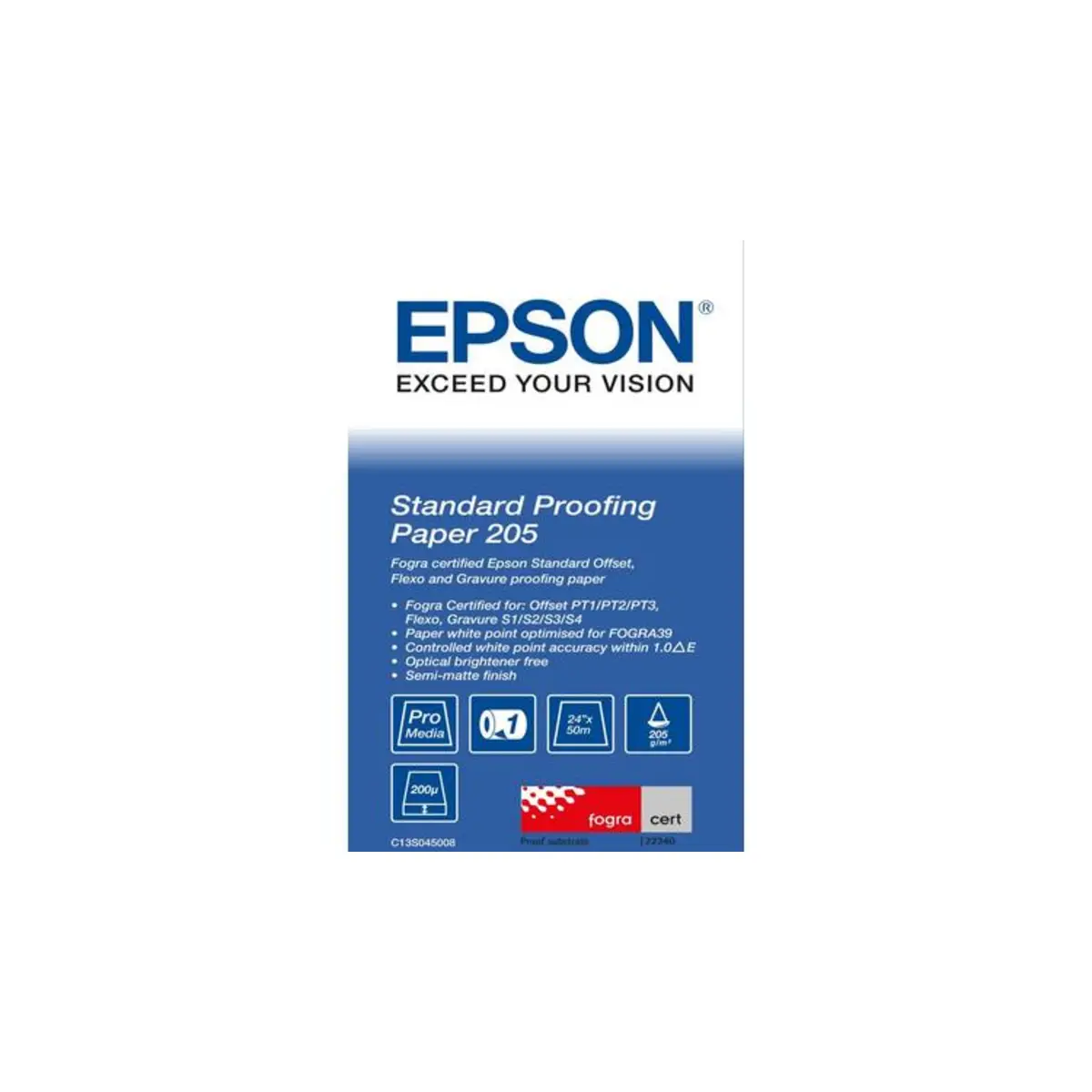 Standard Proofing Paper 61,0 cm (24'')x 50m