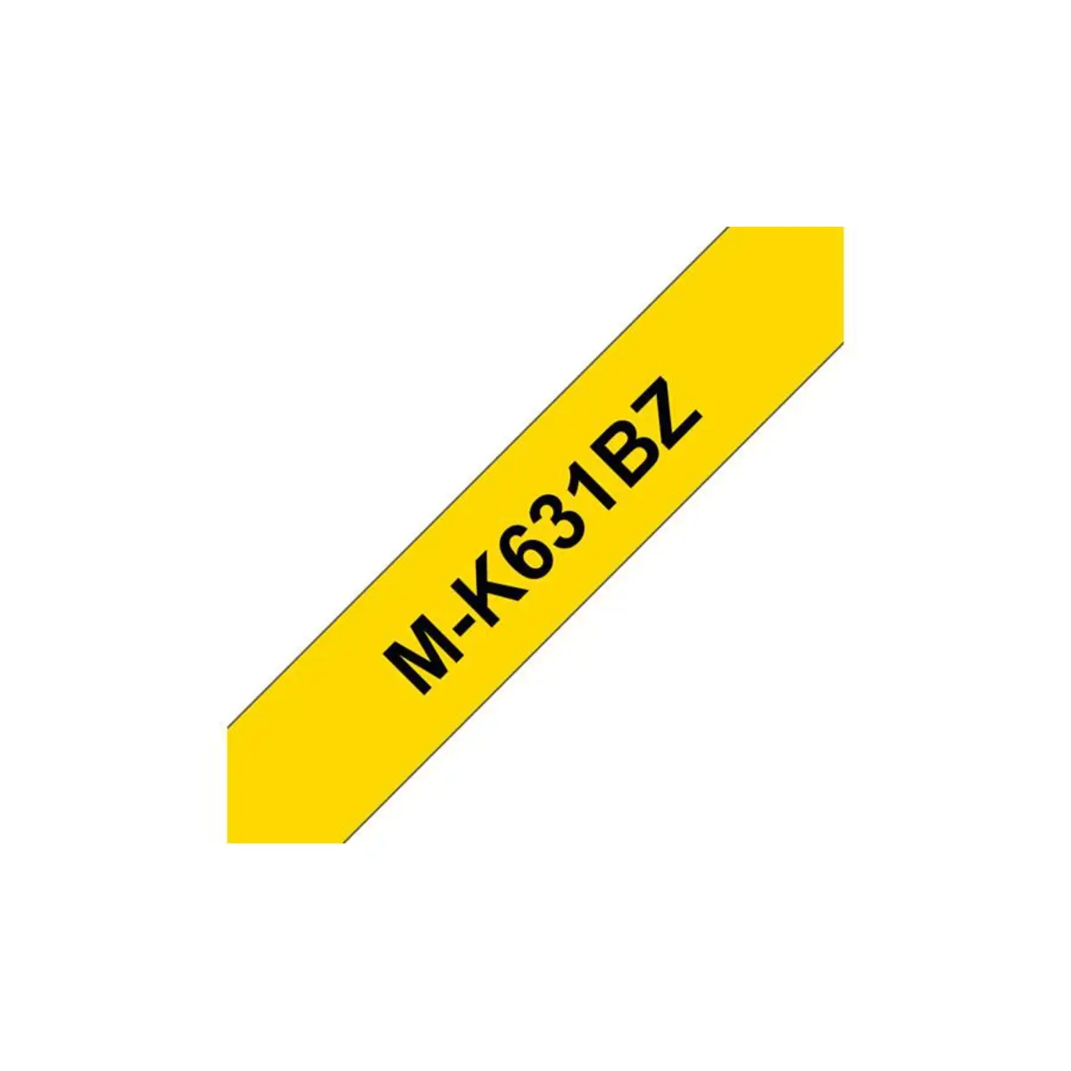 Schriftband MK631BZ schwarz auf gelb 0,9cm x8m