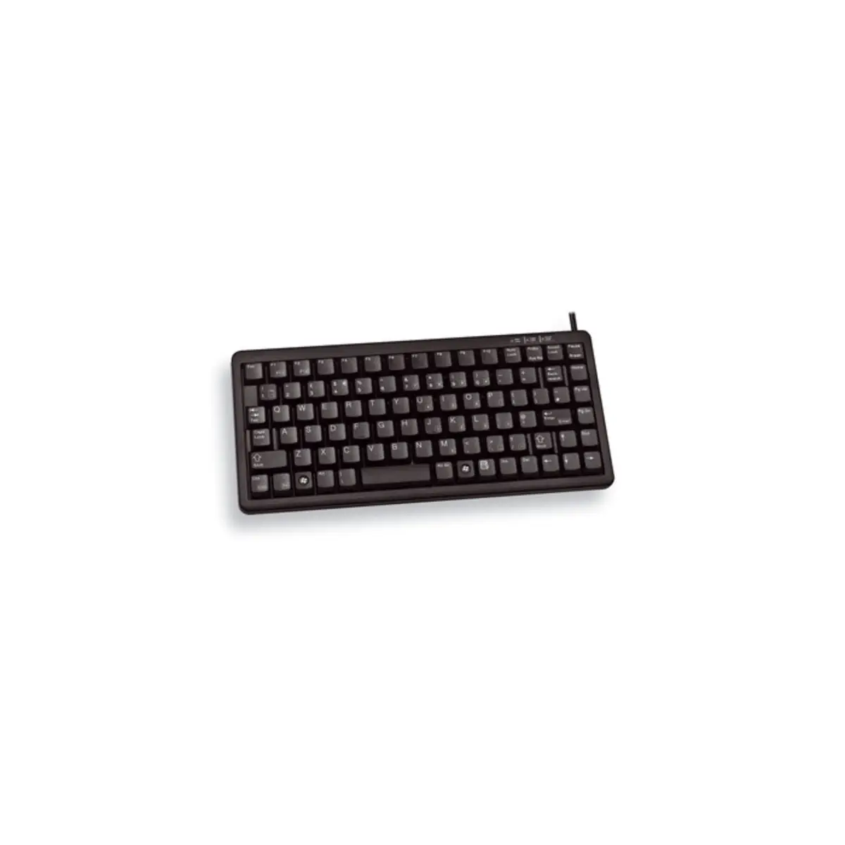 Tastatur G84-4100 PS/2/USB schwarz Tastatur-Layout Deutsch