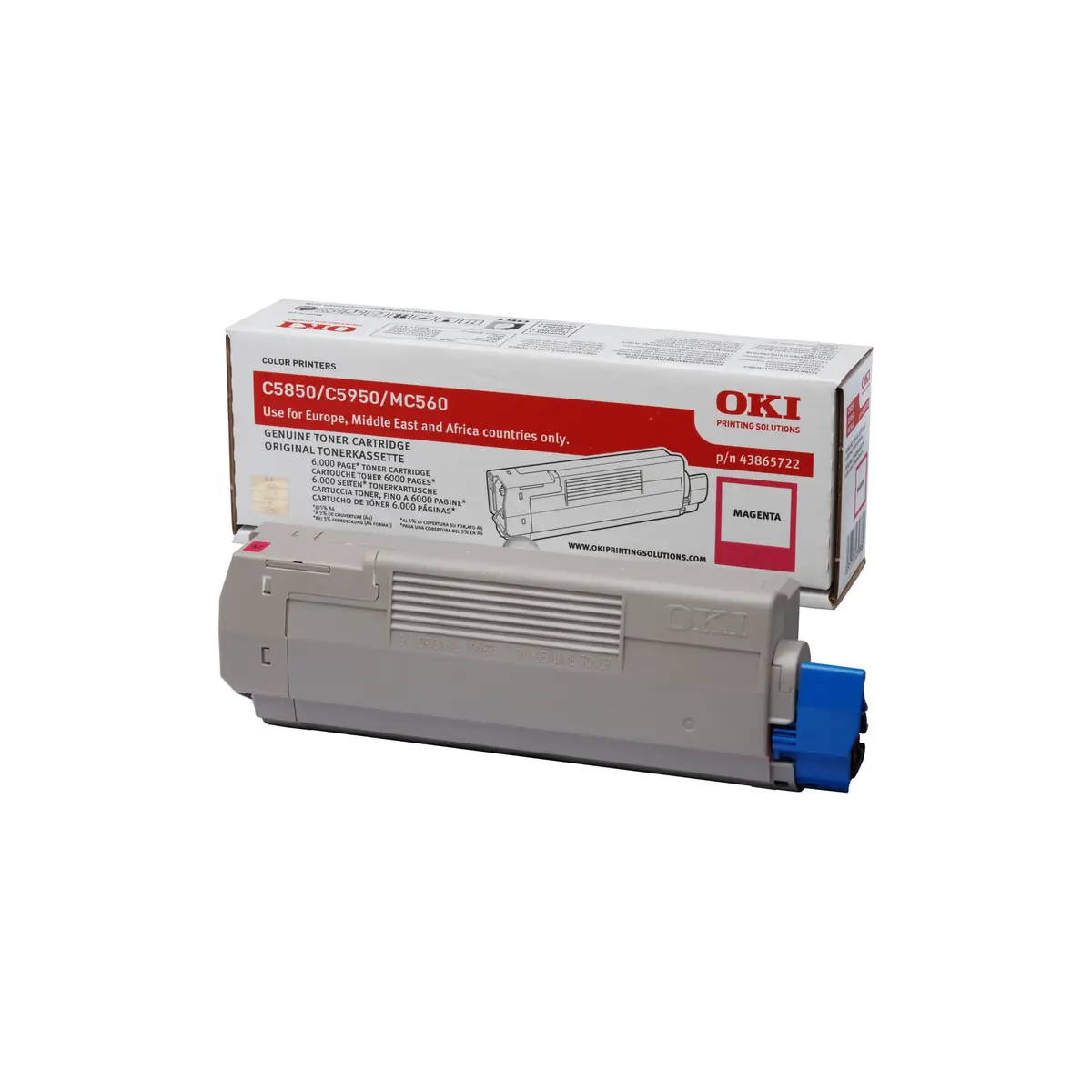 Toner 43865722 ca. 6000 pages magenta