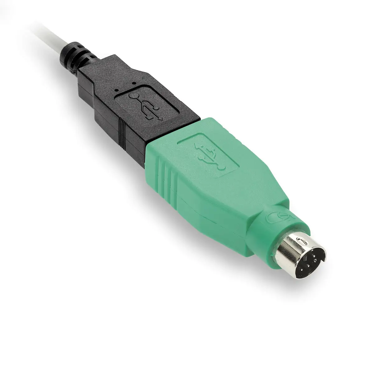 Tastatur-Adapter, USB zu PS/2 (automatische Umschaltung zwischen USB oder PS/2 Betriebsart) an Computern mit PS/2 Buchse
