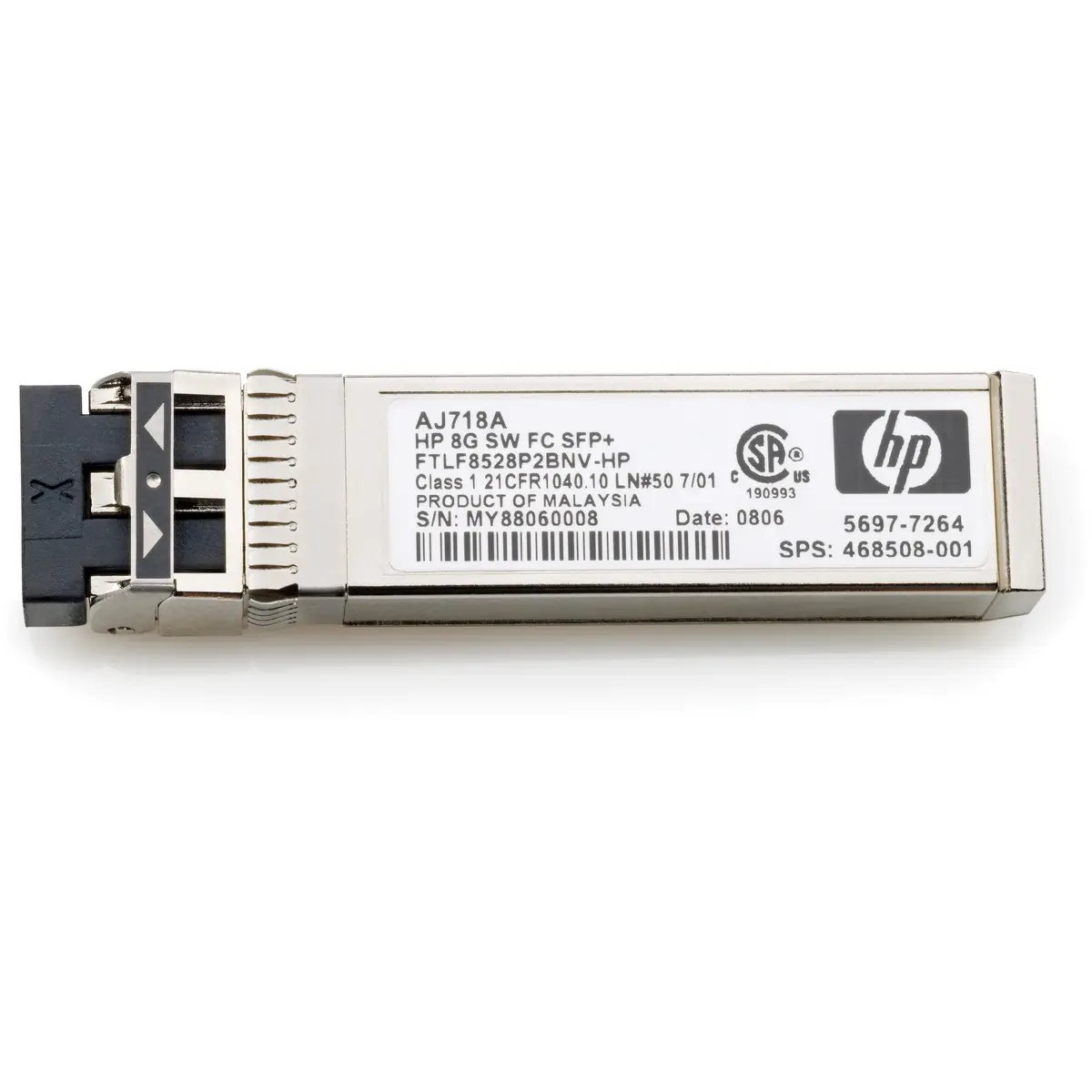 HP Optical Transceiver 8Gbit Short Wave FC SFP+ für 8Gbit Q-Serie SAN Switch Family