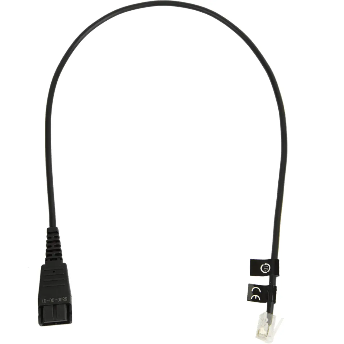 cableunterteil with QD to RJ11 Westernplug Regel occupancy glatt 0,5m