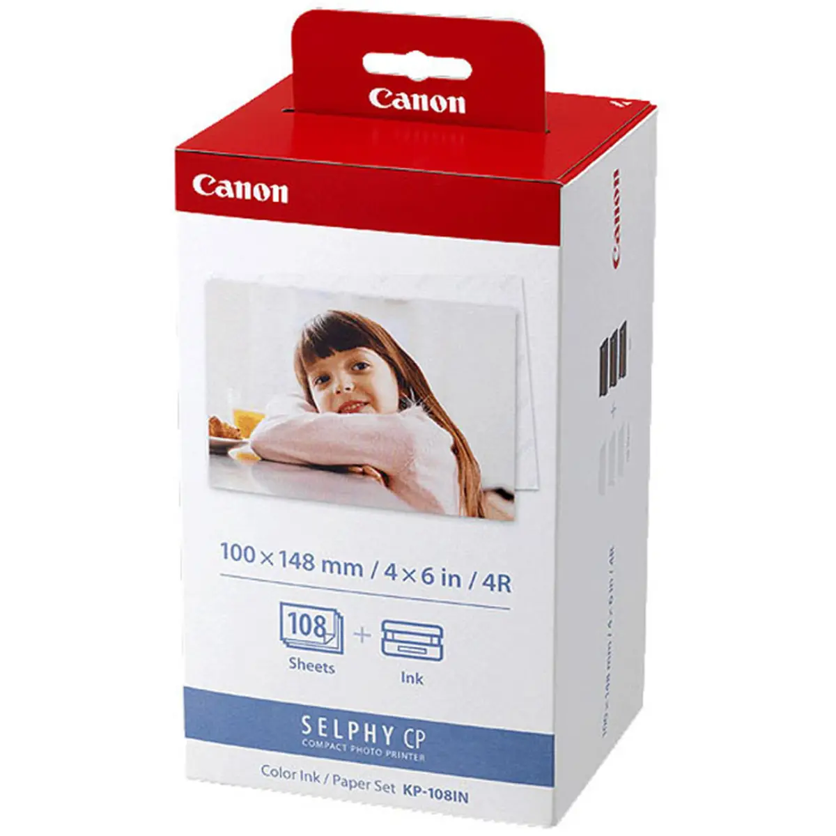 KP-108IN PhotoPaper 10x15 100 Sheet incl colorcartridge 108Sheet for CP series