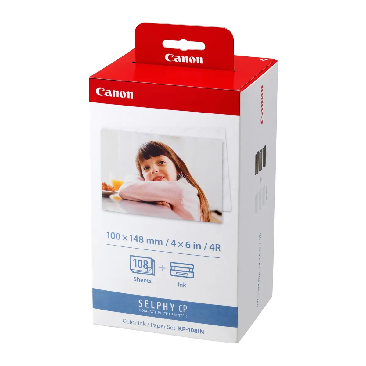 KP-108IN PhotoPaper 10x15 100 Sheet incl colorcartridge 108Sheet for CP series