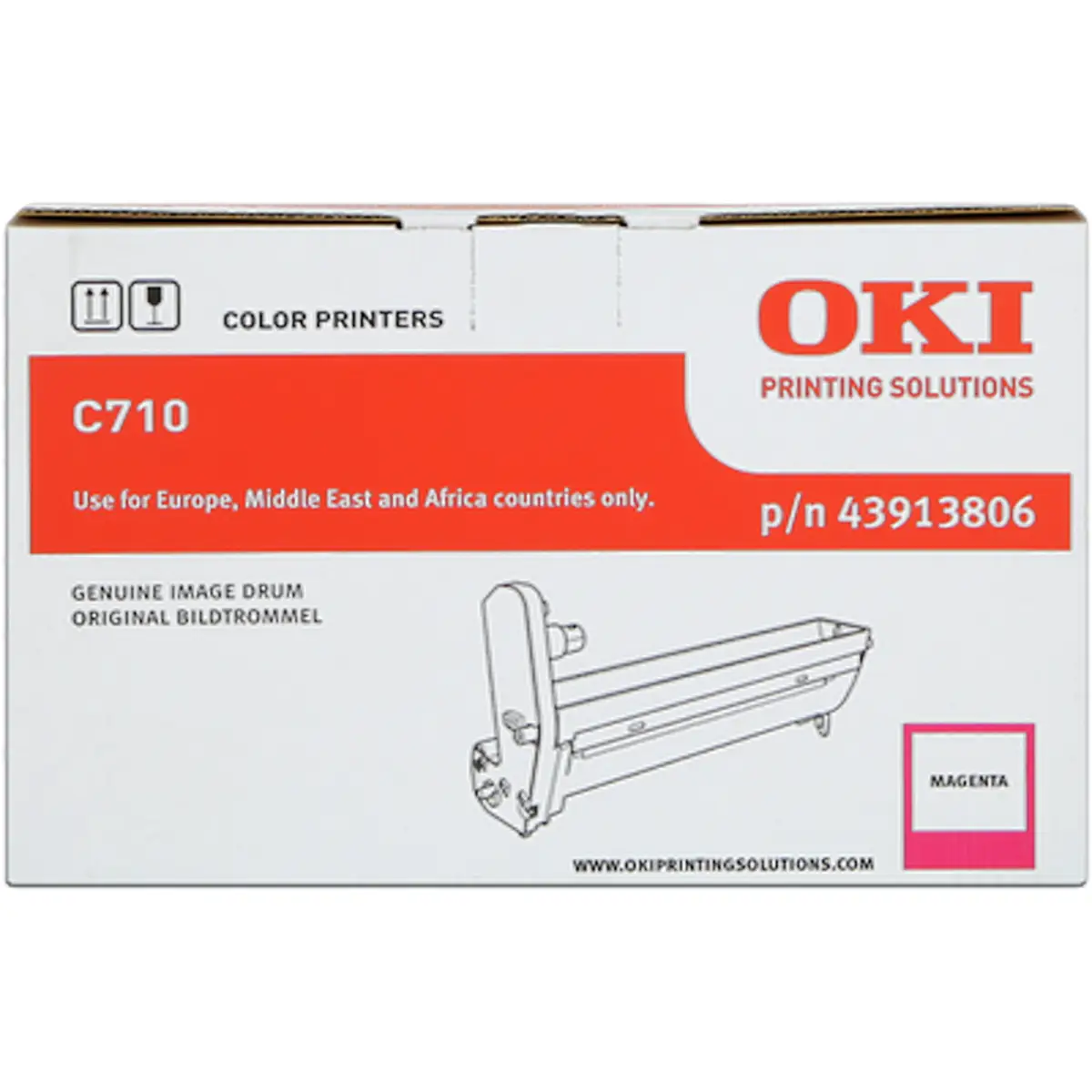 Trommel 43913806 ca. 15000 Seiten magenta