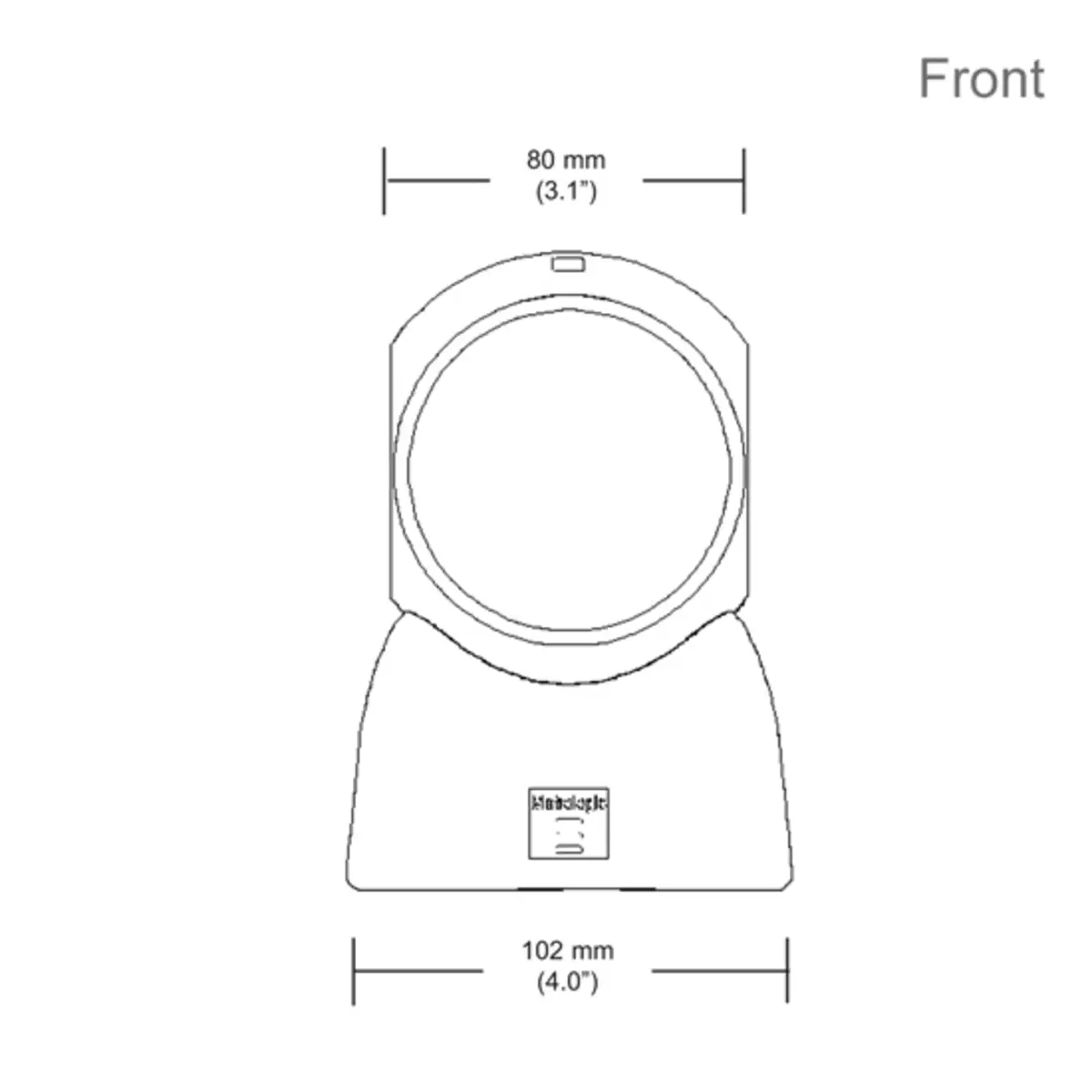 Orbit 7120, 1D, Kit (USB), weiß