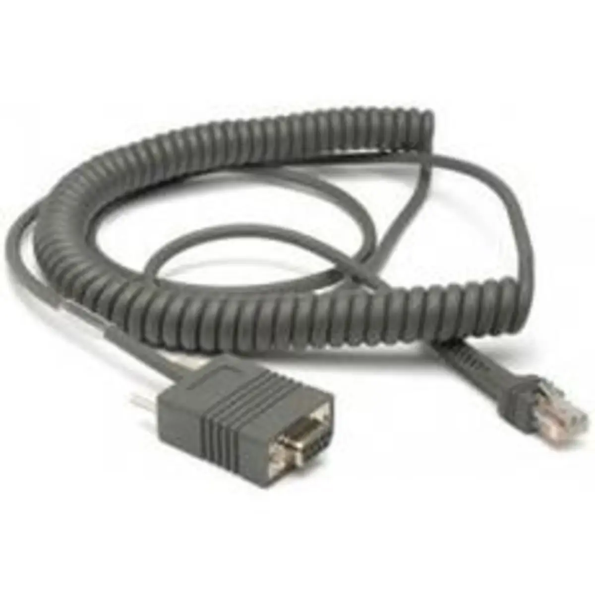 RS232 Kabel, gedreht, 9pin Female Connector, Spiralkabel, passend für alle Datalogic Handscanner mit seriellem Ausgang - kein Netzteil nötig!