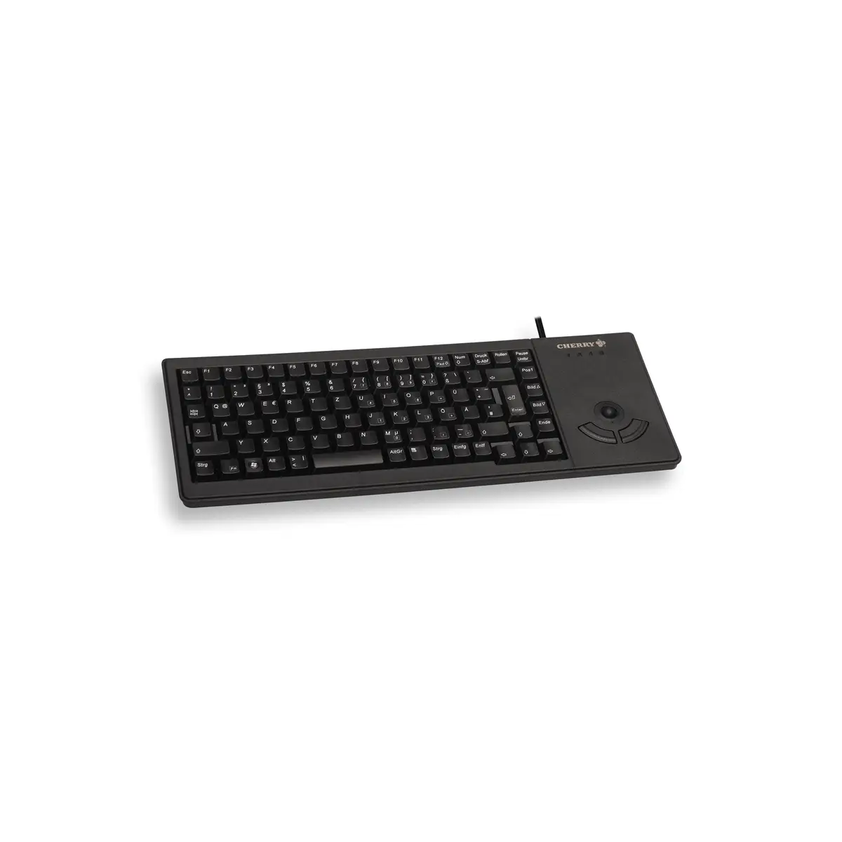 Tastatur G84-5400 USB schwarz Tastatur-Layout Deutsch