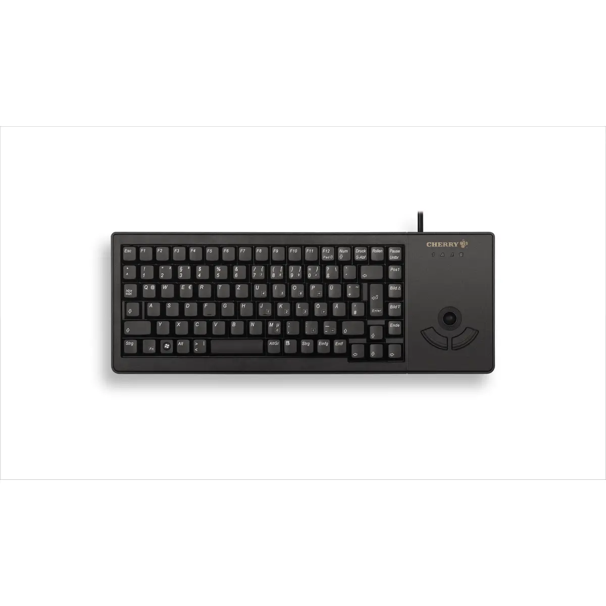 Tastatur G84-5400 USB schwarz Tastatur-Layout Deutsch
