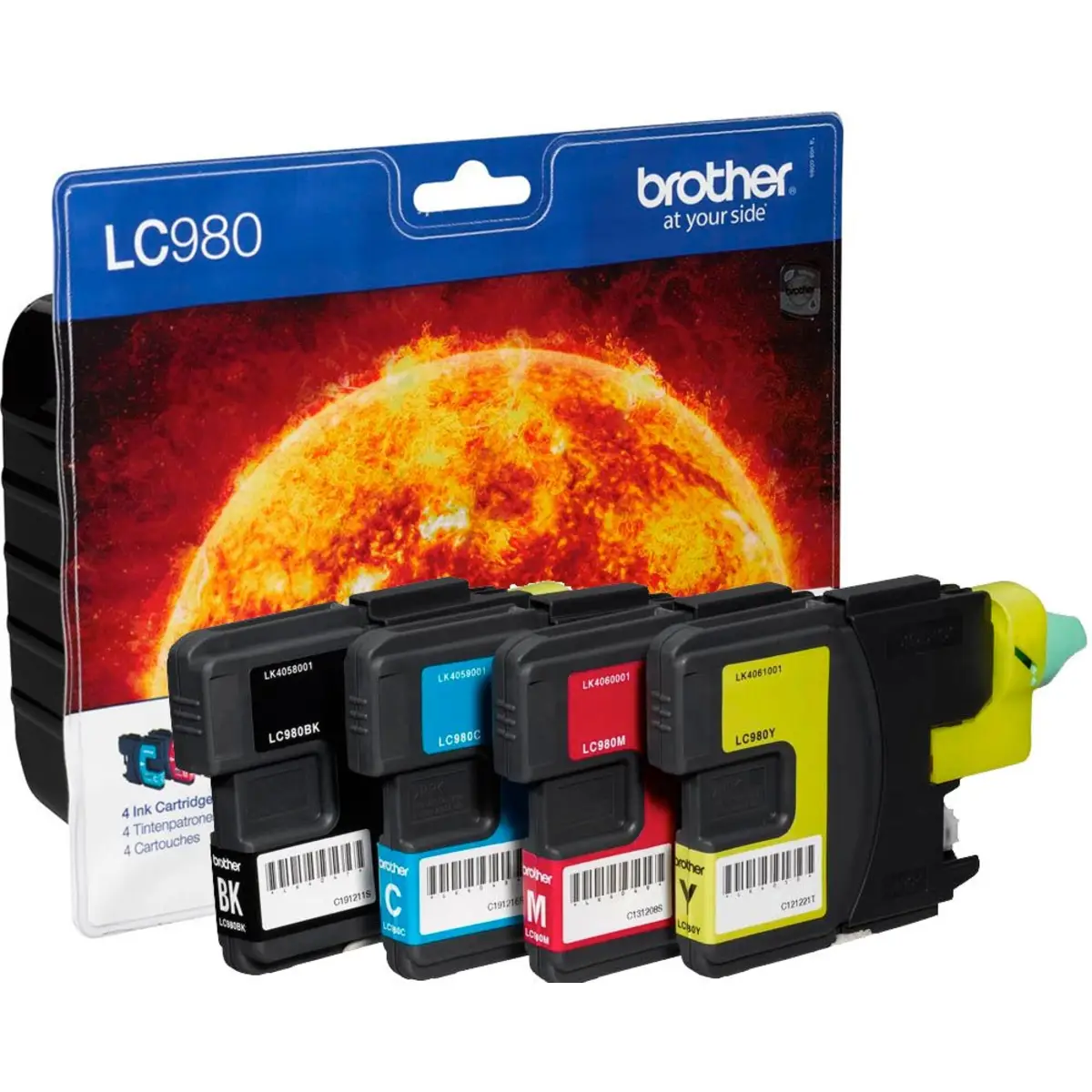 Tintenpatrone LC980 MultiPack cyan, gelb, magenta, schwarz
