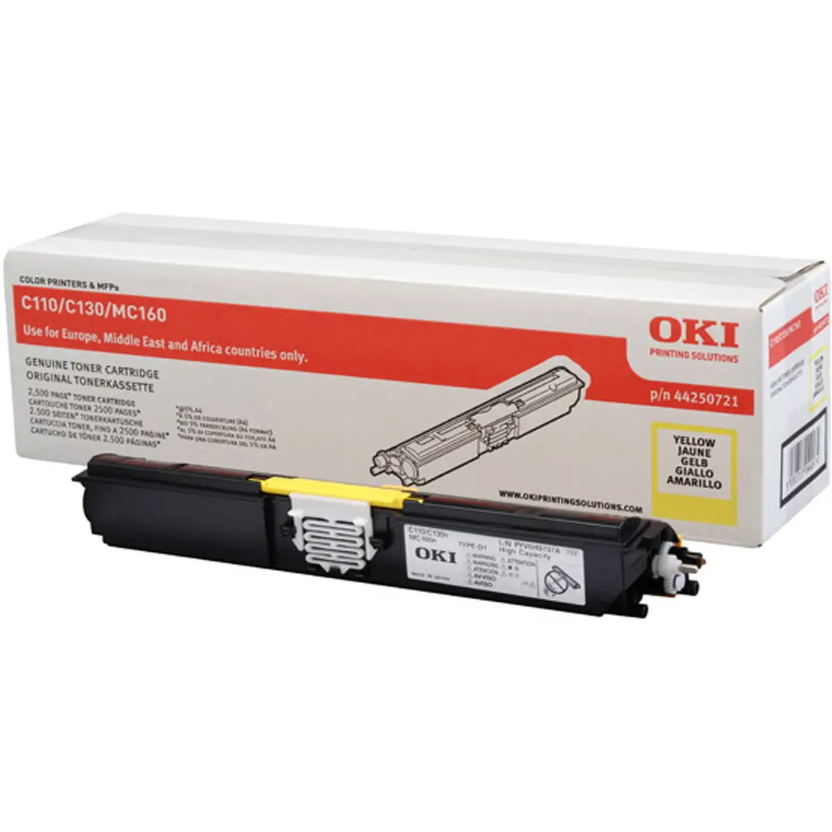Toner 44250721 ca. 2500 pages gelb