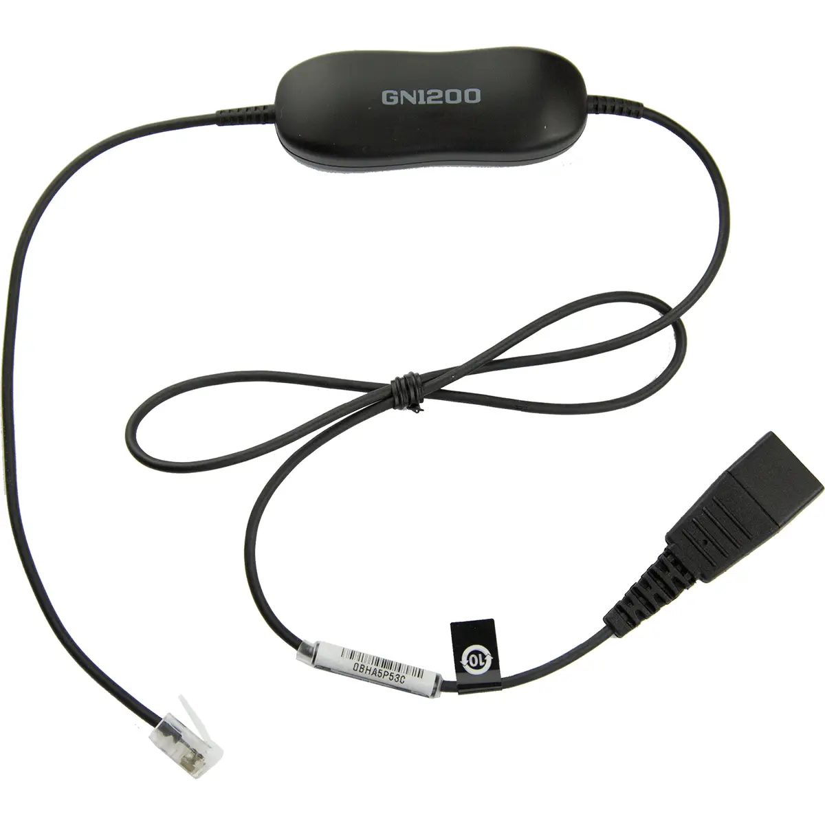 GN 1200 SmartCord QD/RJ10 with Schalter ca. 0.8m