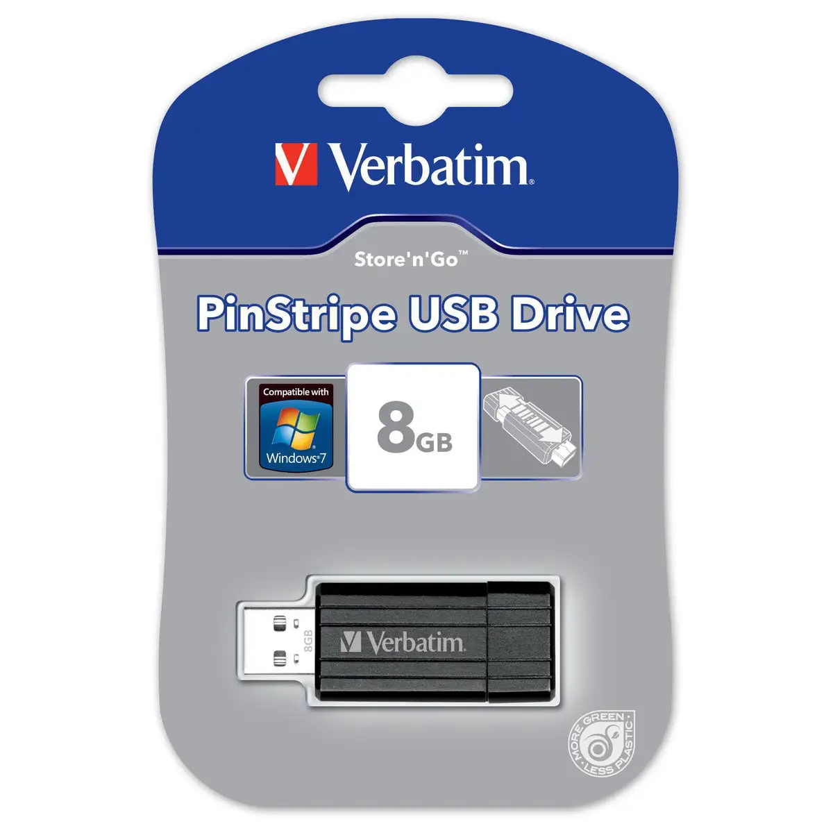Store n Go PinStripe 8GB USB2.0-Stick schwarz