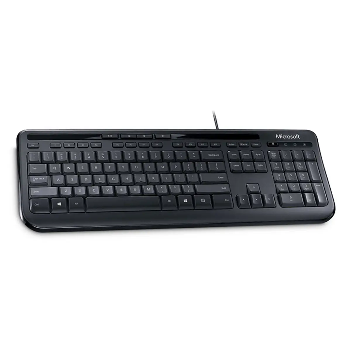 Tastatur Wired Keyboard 600 USB schwarz Tastatur-Layout Englisch