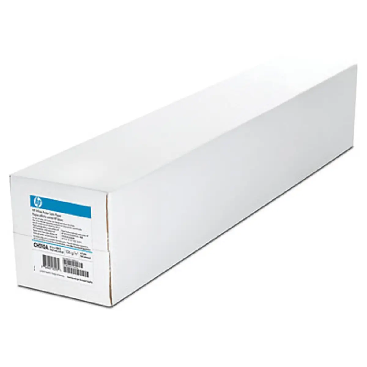 White Satin Poster Paper 106,7cmx61m 136g/m2 for DesignJet L25500