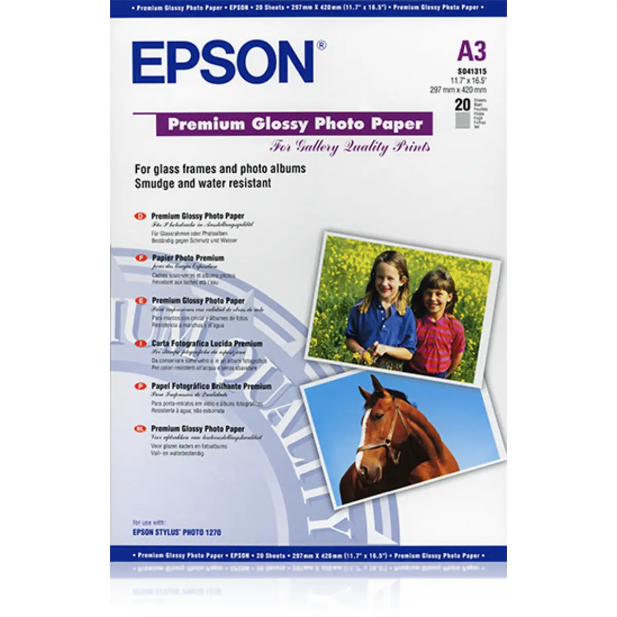 Premium Glossy PhotoPaper A3 20 Sheet