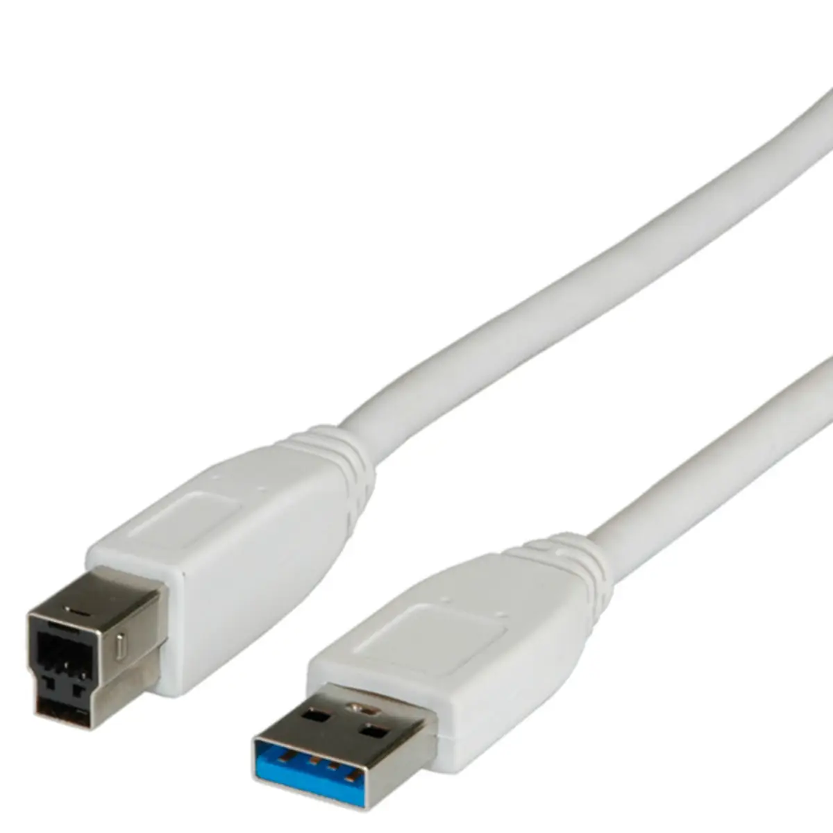 USB3.0 Kabel Stecker A/Stecker B weiß 1,8m