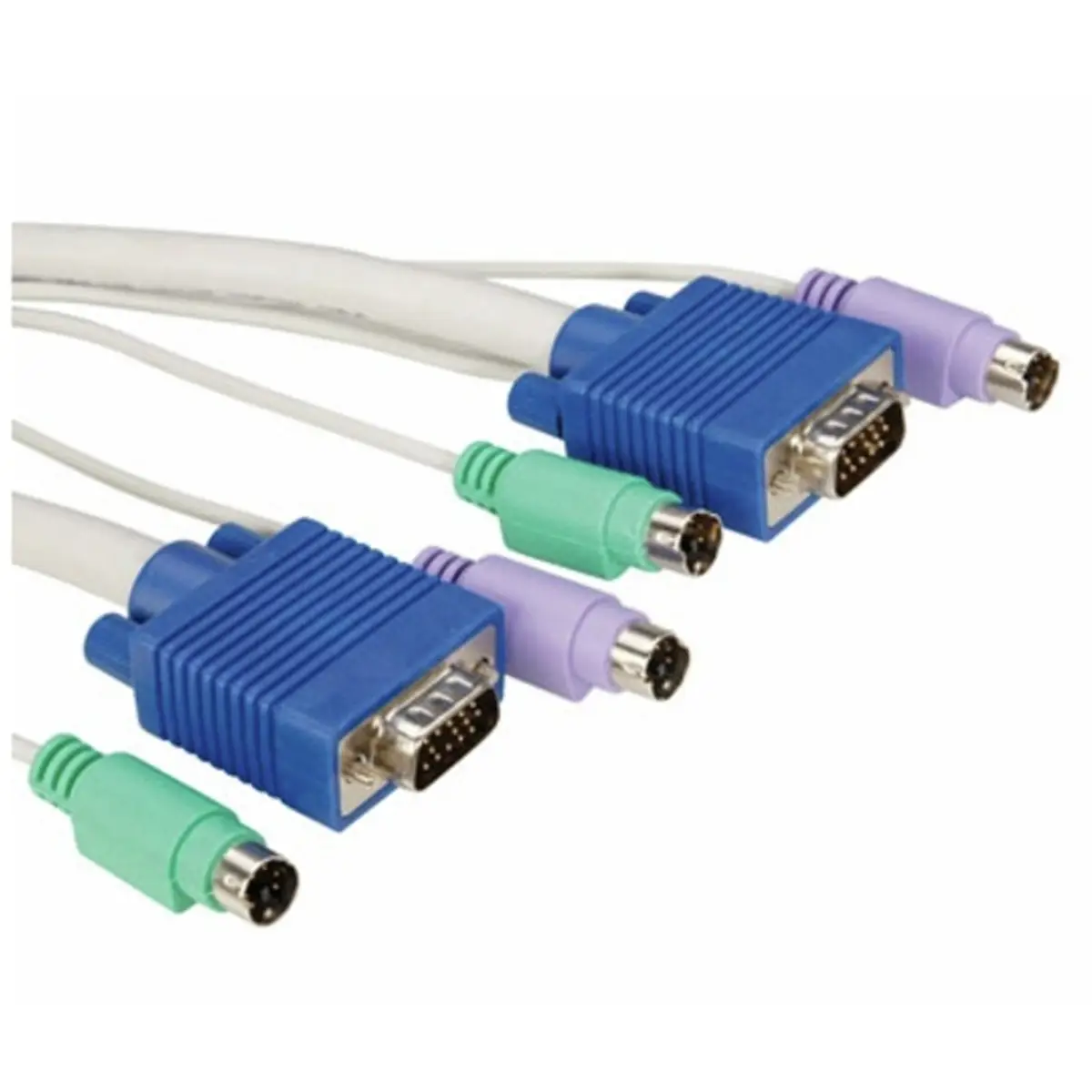 Link-Kabel Buchse/Buchse D-Sub 9/9-pol. geschirmt grau 1,8m