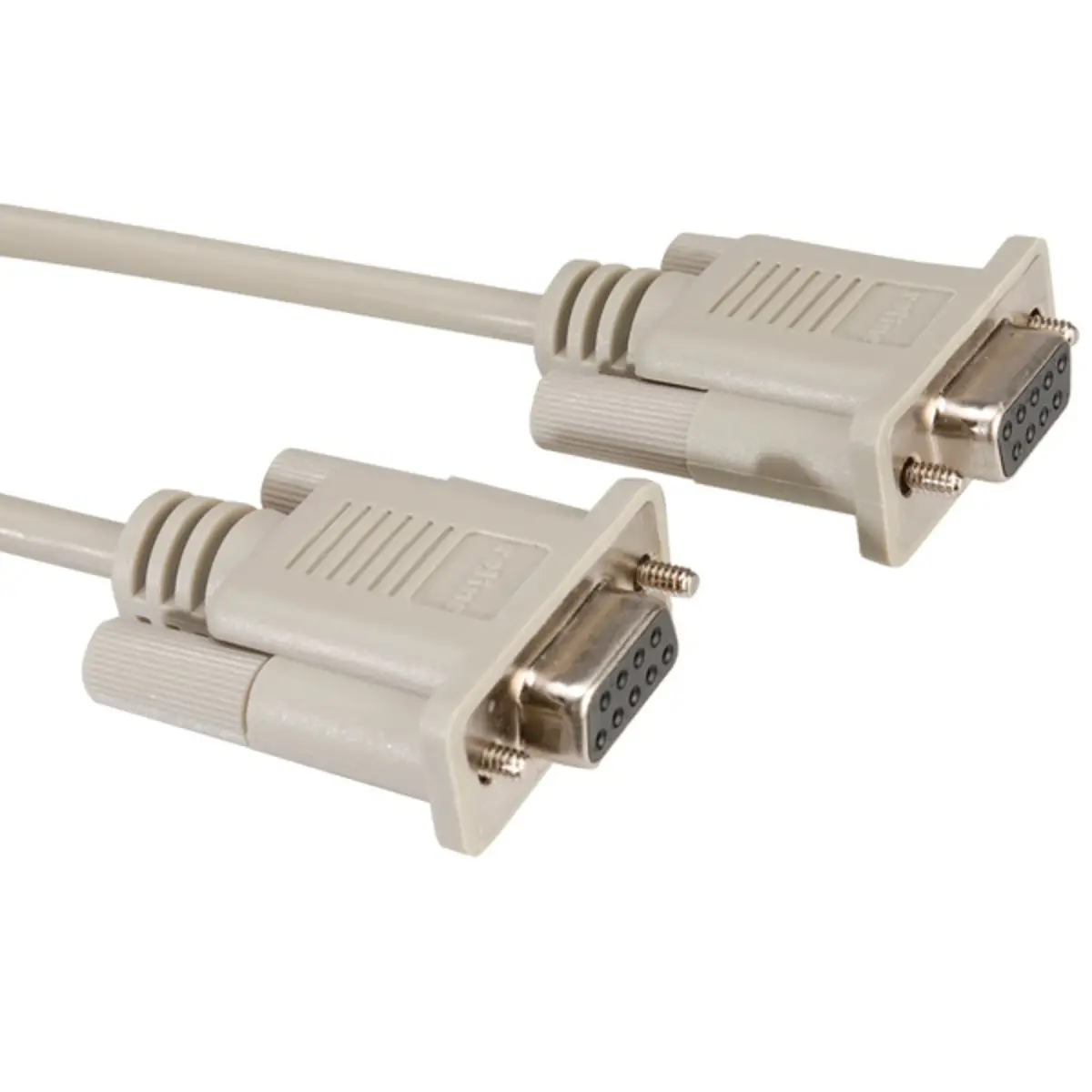 Link-Kabel Buchse/Buchse D-Sub 9/9-pol. geschirmt grau 1,8m