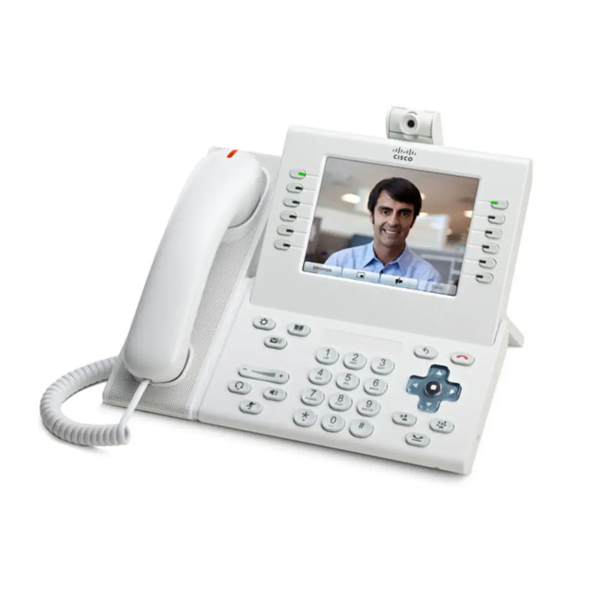 Unified IP Phone 9971 Slimline IP-Videotelefon, weiß, WLAN 802.11b/g/a (Wi-Fi), SIP