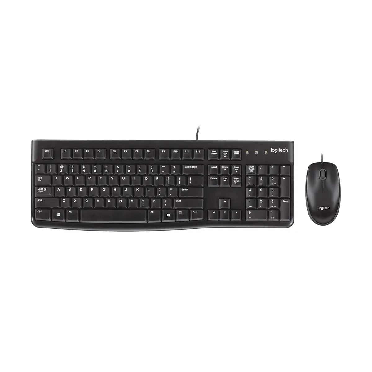 MK120 Desktop keyboard/Mouse-Set black g