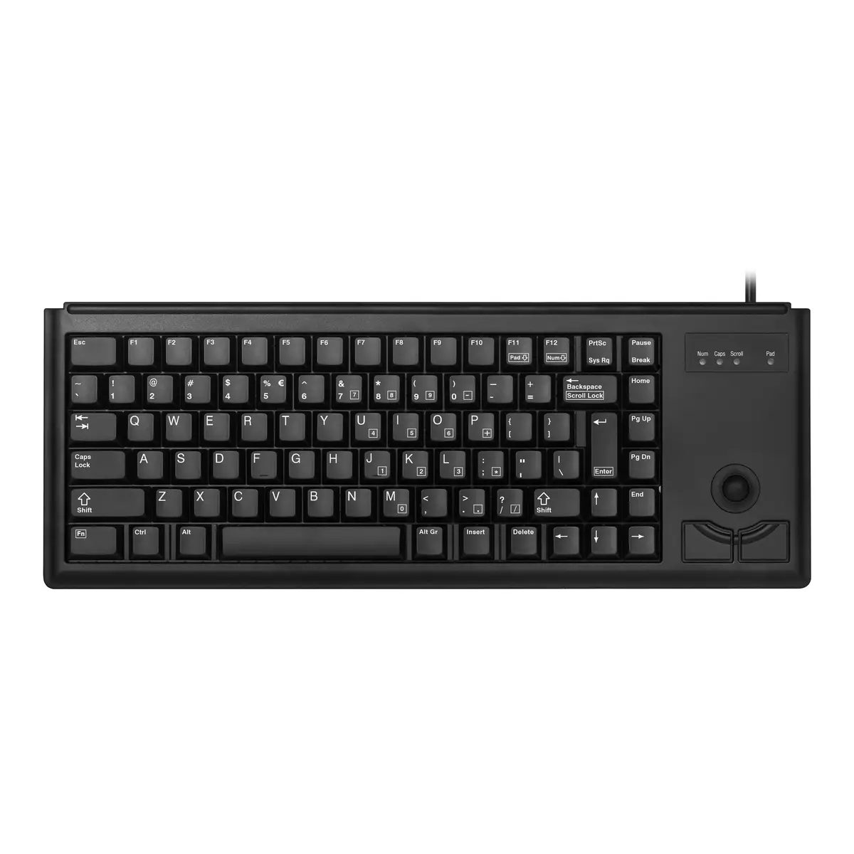 Tastatur G84-4420 USB schwarz Tastatur-Layout US