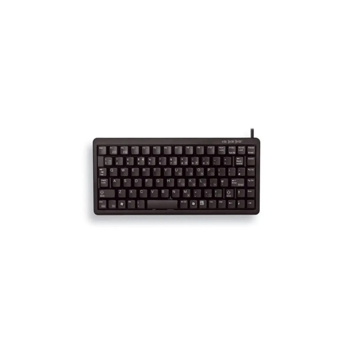 Tastatur G84-4100 PS/2/USB schwarz Tastatur-Layout US-Englisch