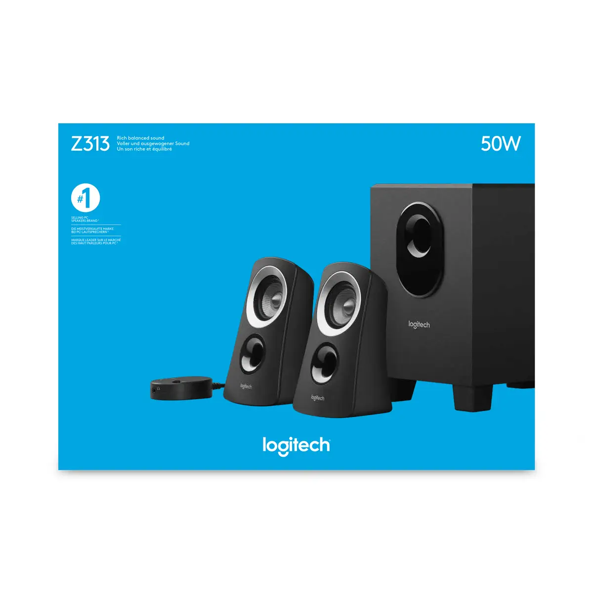 Z313 2.1 Lautsprecher 50 W 3.5 mm Klinke