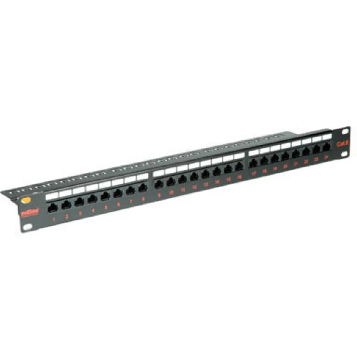 Patchpanel Cat6 48,3cm (19'') UTP 24 Ports
