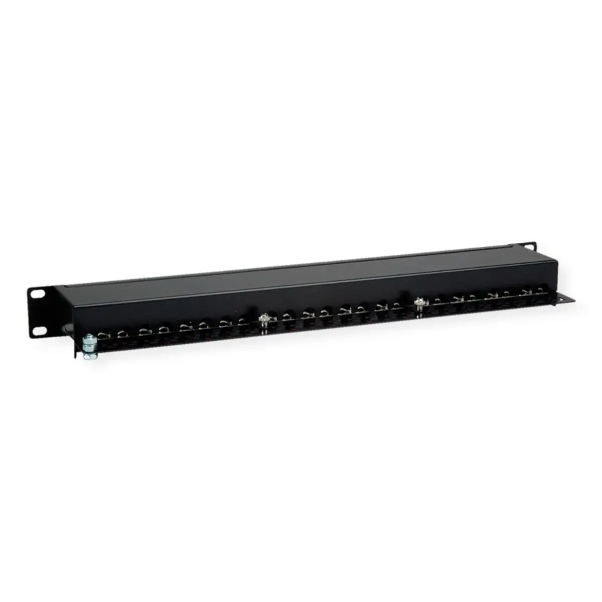 19''-Patchpanel 1HE 24 Ports Cat.5e schwarz