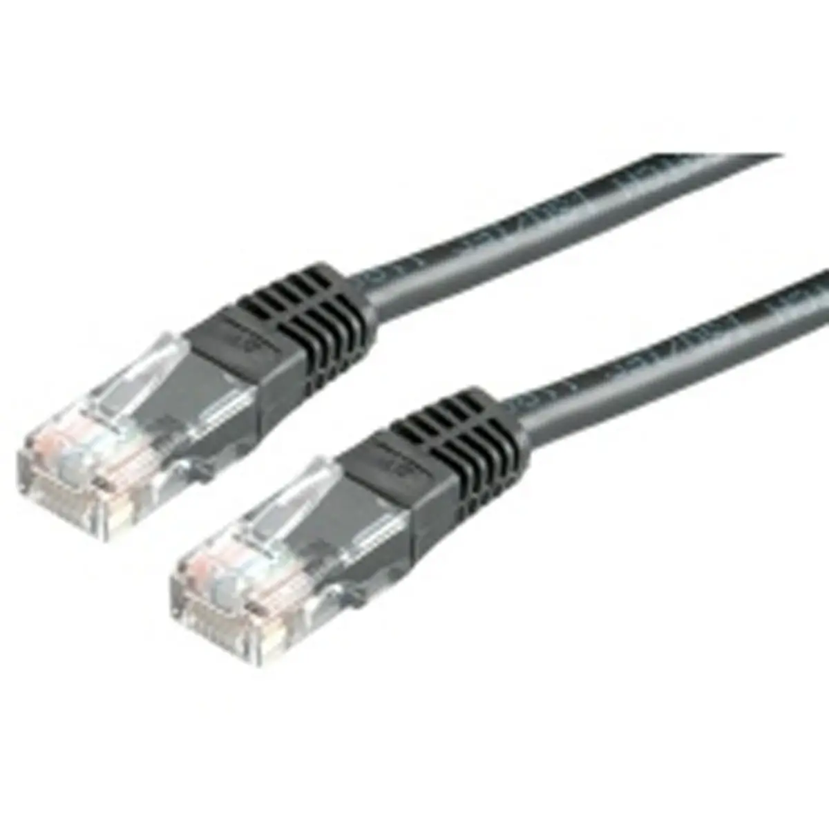 Patch cable RJ-45 U/UTP Cat6 black 2m