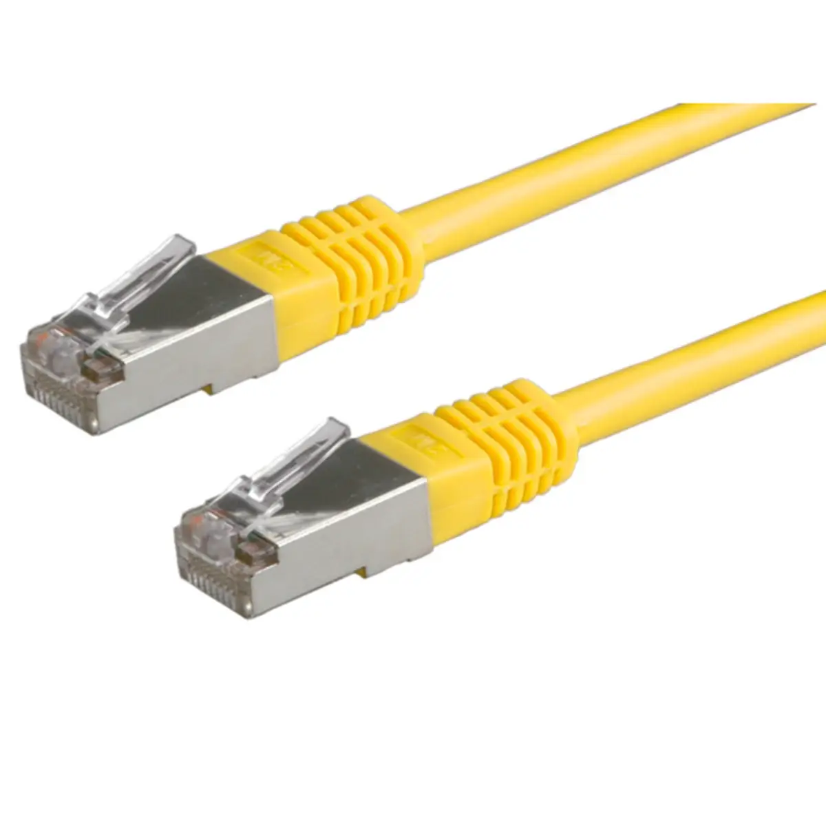 Patch cable RJ-45 S/FTP Cat6 yellow 10m