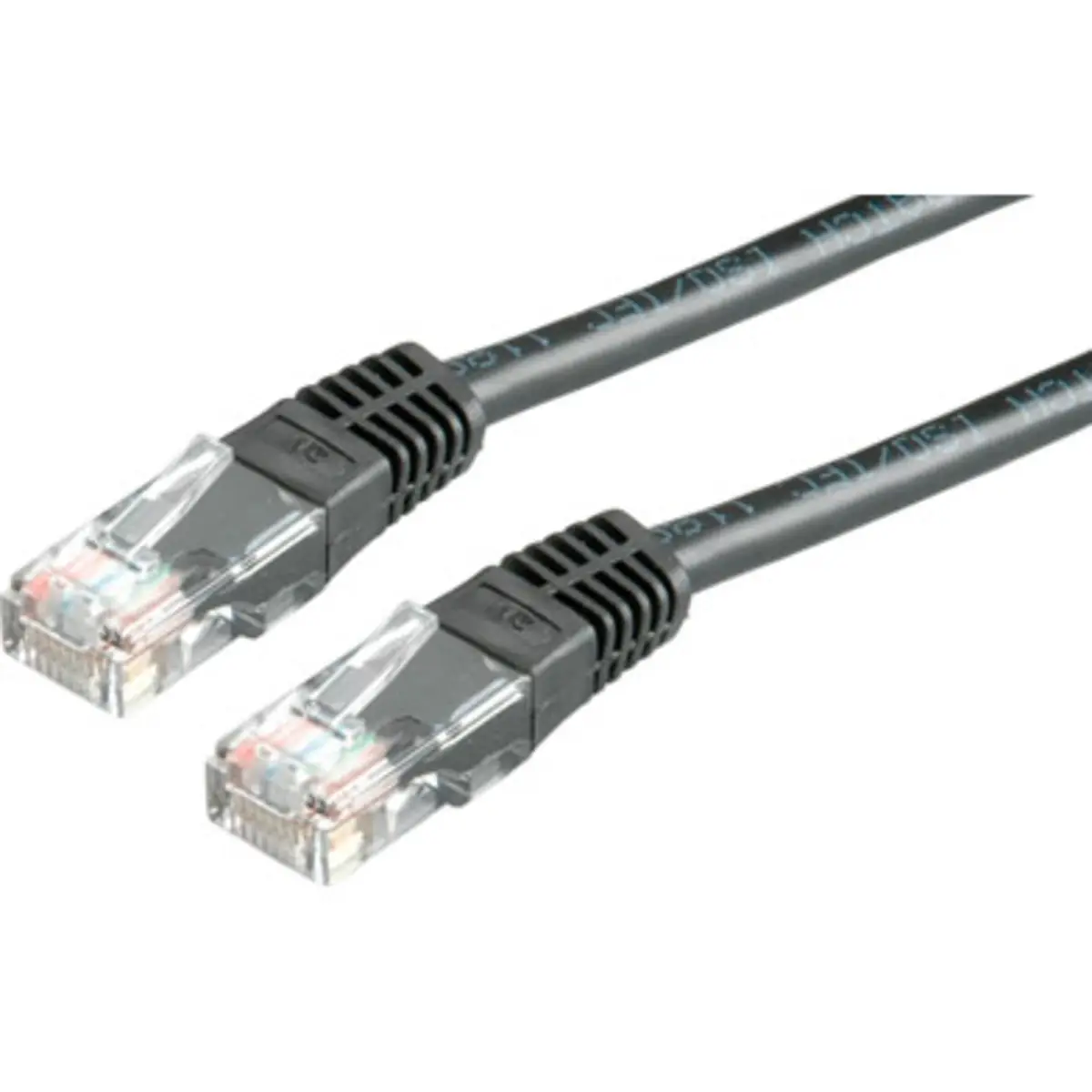 Patchkabel RJ-45 U/UTP Cat6 Schwarz 0,5m