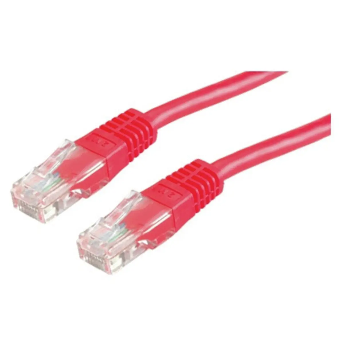 Patch cable RJ-45 U/UTP Cat5e red 2m