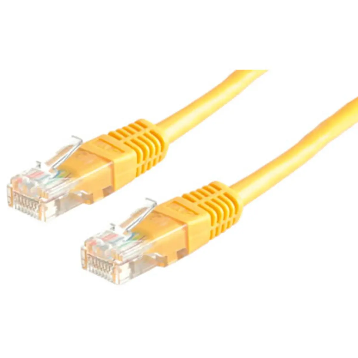Patch cable RJ-45 U/UTP Cat5e yellow 1m