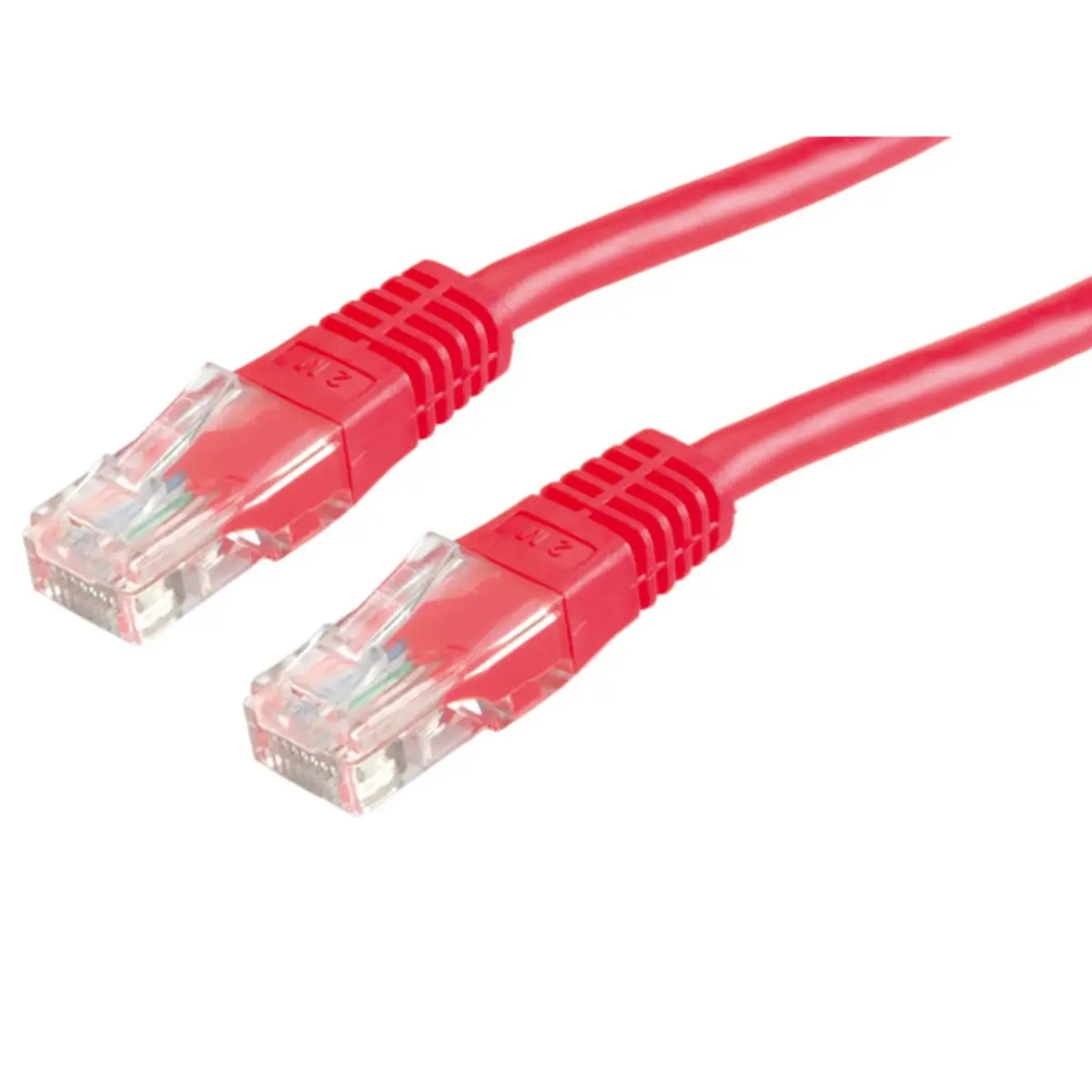 Patchkabel RJ-45 U/UTP Cat5e Rot 0,5m