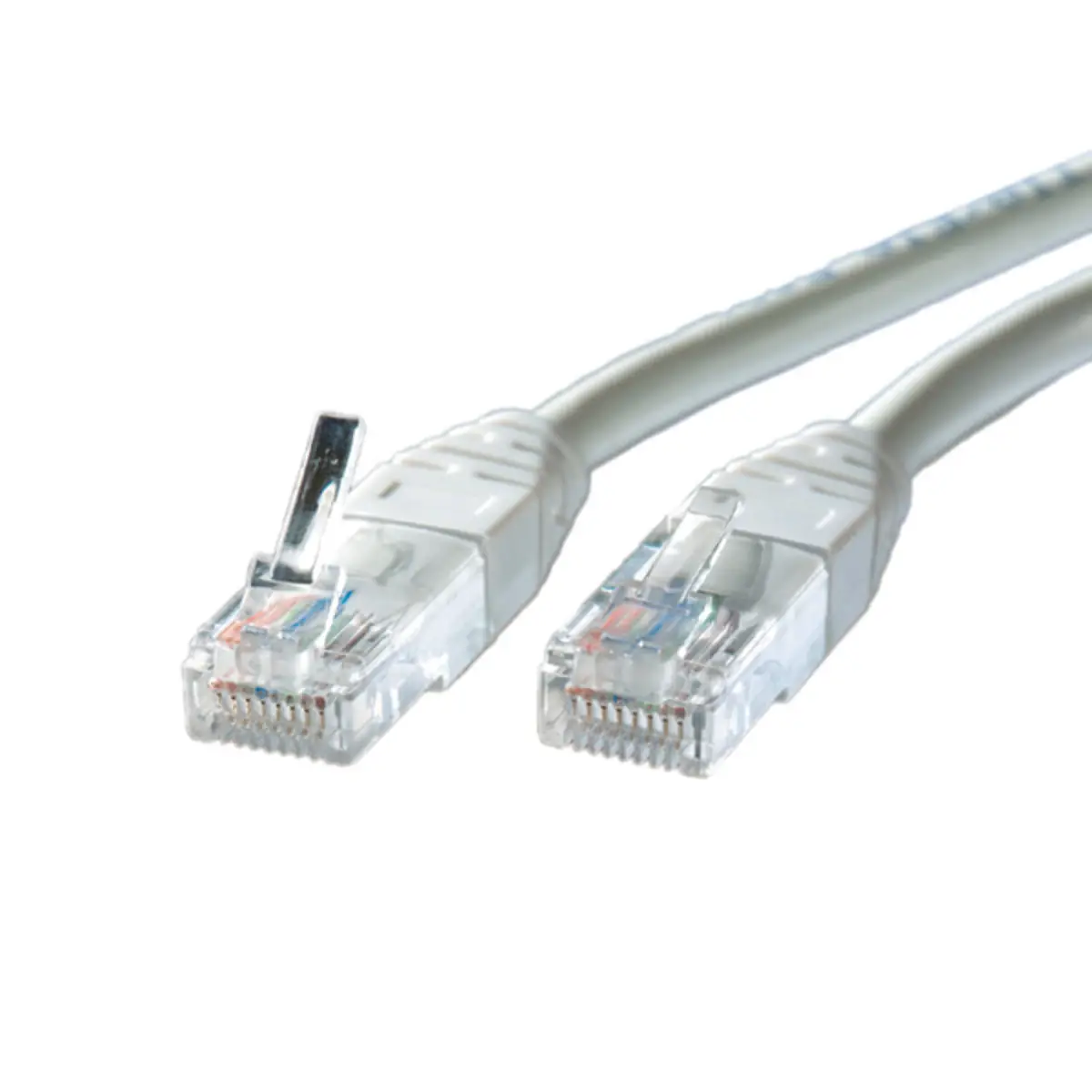 Patchkabel RJ-45 U/UTP Cat5e Grau 1m